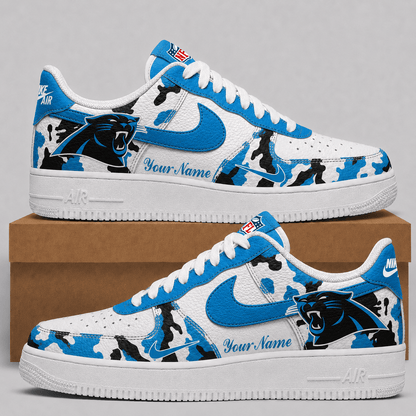 Carolina Panthers | Premium Team Camo Low Top Shoes
