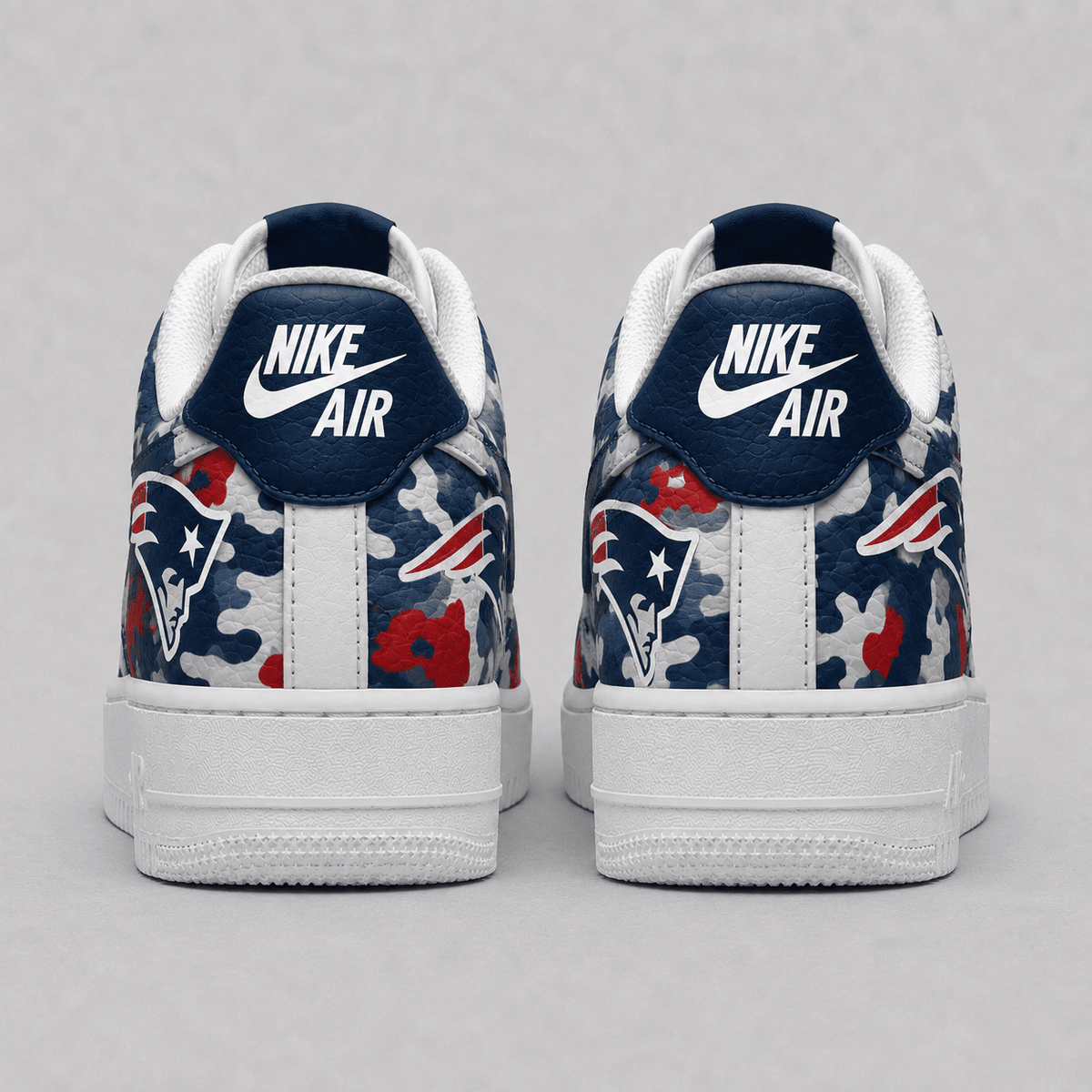 New England Patriots | Premium Team Camo Low Top Shoes