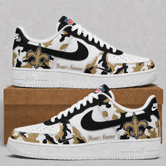 New Orleans Saints | Premium Team Camo Low Top Shoes