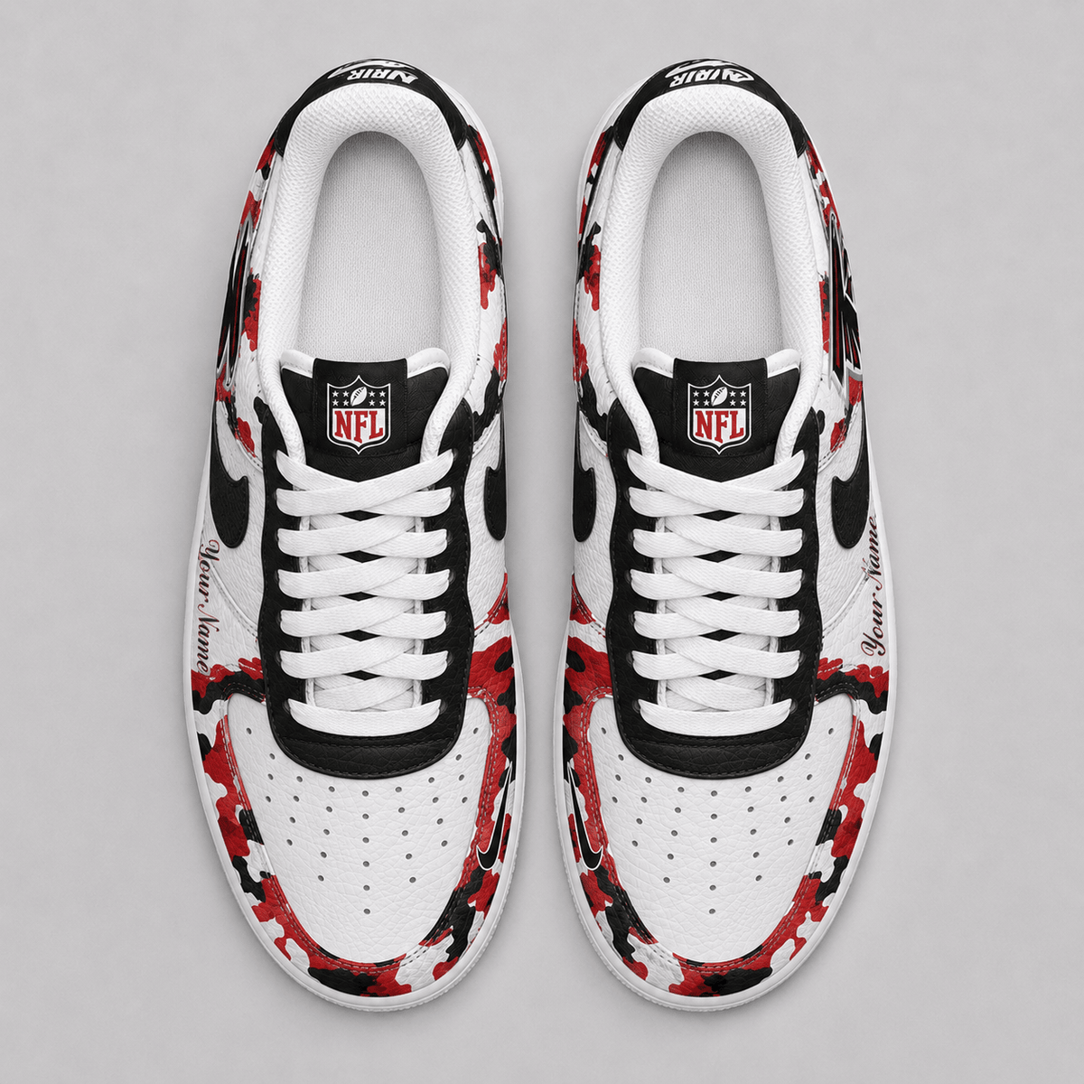 Atlanta Falcons | Premium Team Camo Low Top Shoes