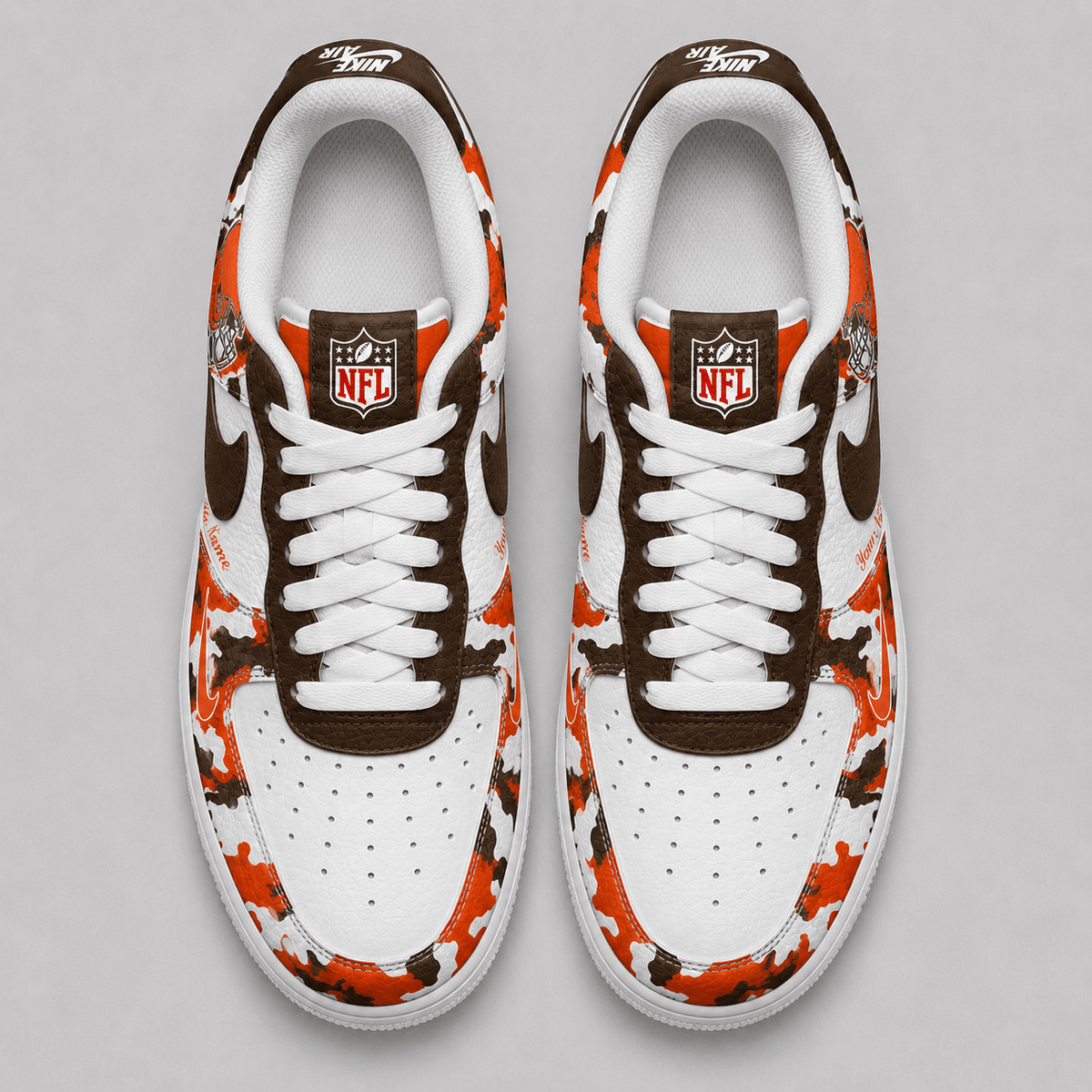 Cleveland Browns | Premium Team Camo Low Top Shoes
