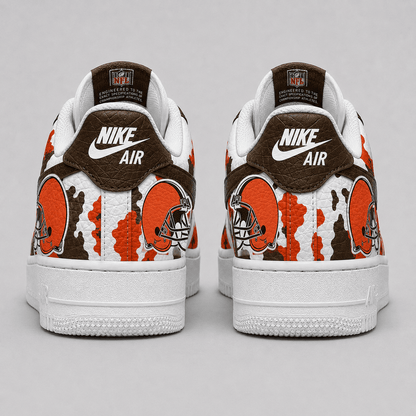 Cleveland Browns | Premium Team Camo Low Top Shoes