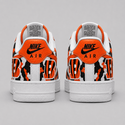 Cincinnati Bengals | Premium Team Camo Low Top Shoes