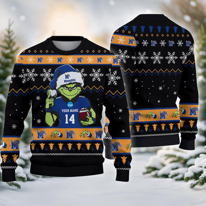 Memphis Tigers Custom Chrismas Ugly Sweater