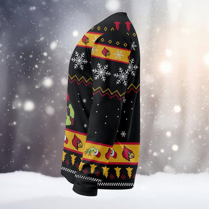 Louisville Cardinals Custom Chrismas Ugly Sweater