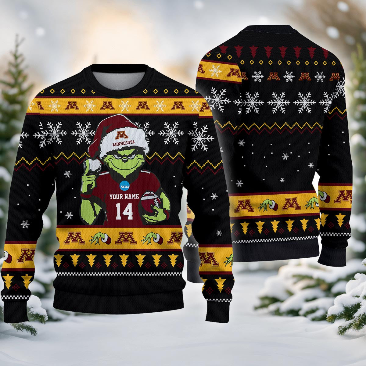 Minnesota Golden Gophers Custom Chrismas Ugly Sweater