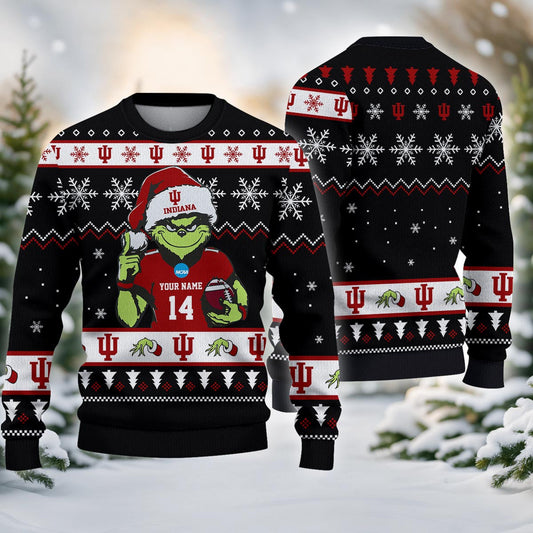 Indiana Hoosiers Custom Chrismas Ugly Sweater