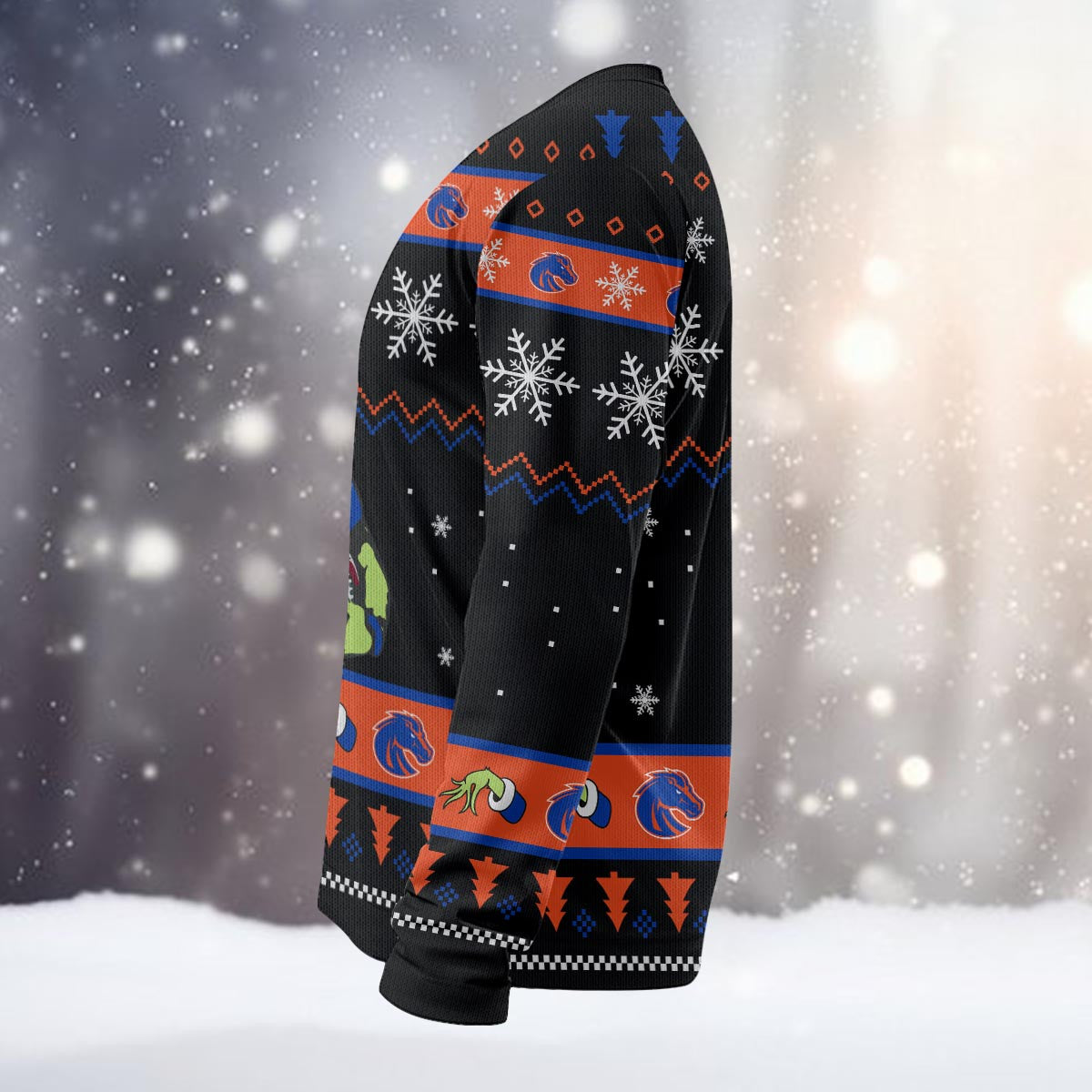 Boise State Broncos Custom Chrismas Ugly Sweater