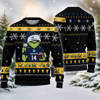 California Golden Bears Custom Chrismas Ugly Sweater