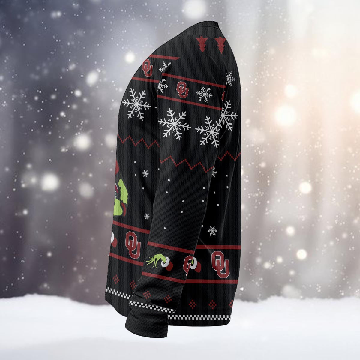 Oklahoma Sooners Custom Chrismas Ugly Sweater