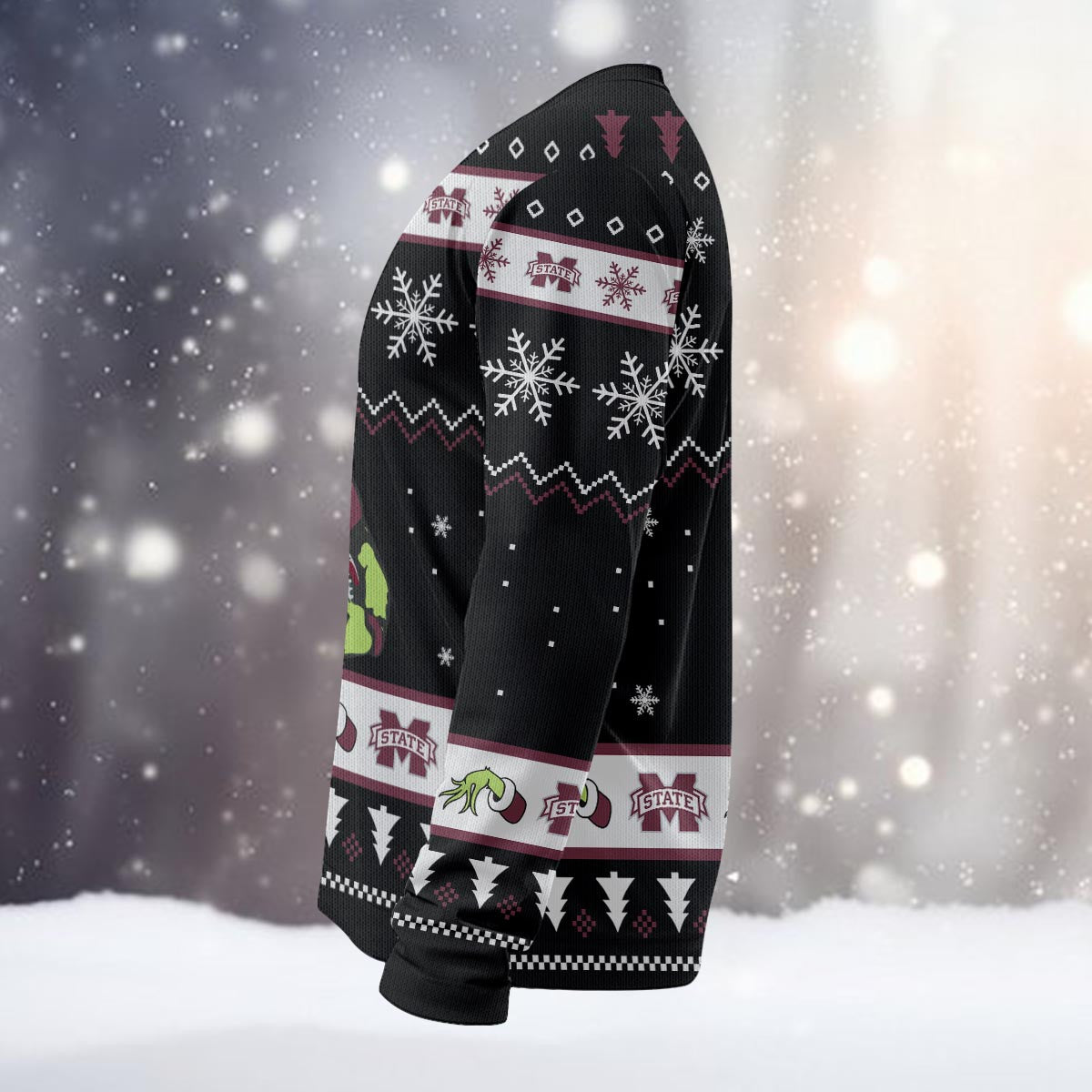 Mississippi State Bulldogs Custom Chrismas Ugly Sweater
