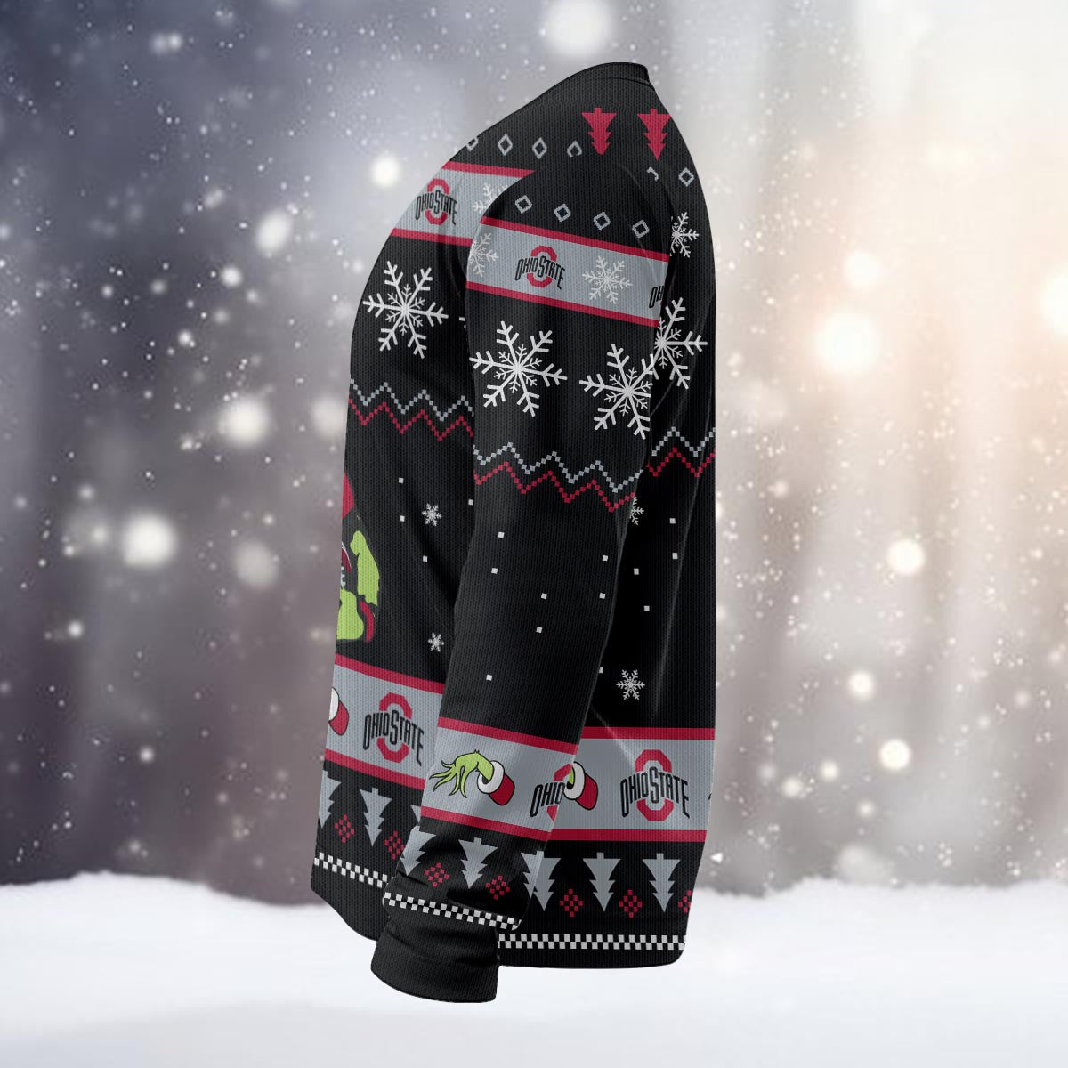 Ohio State Buckeyes Custom Chrismas Ugly Sweater
