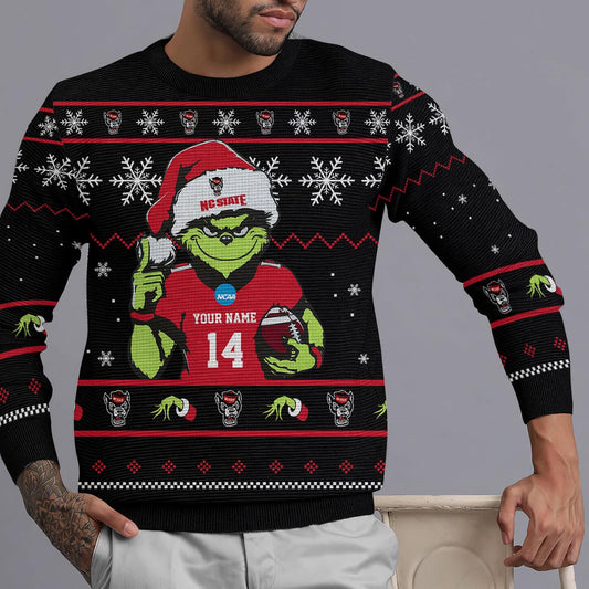 Nc State Wolfpack Custom Chrismas Ugly Sweater