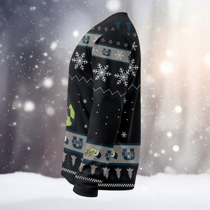 Utah State Aggies Custom Chrismas Ugly Sweater