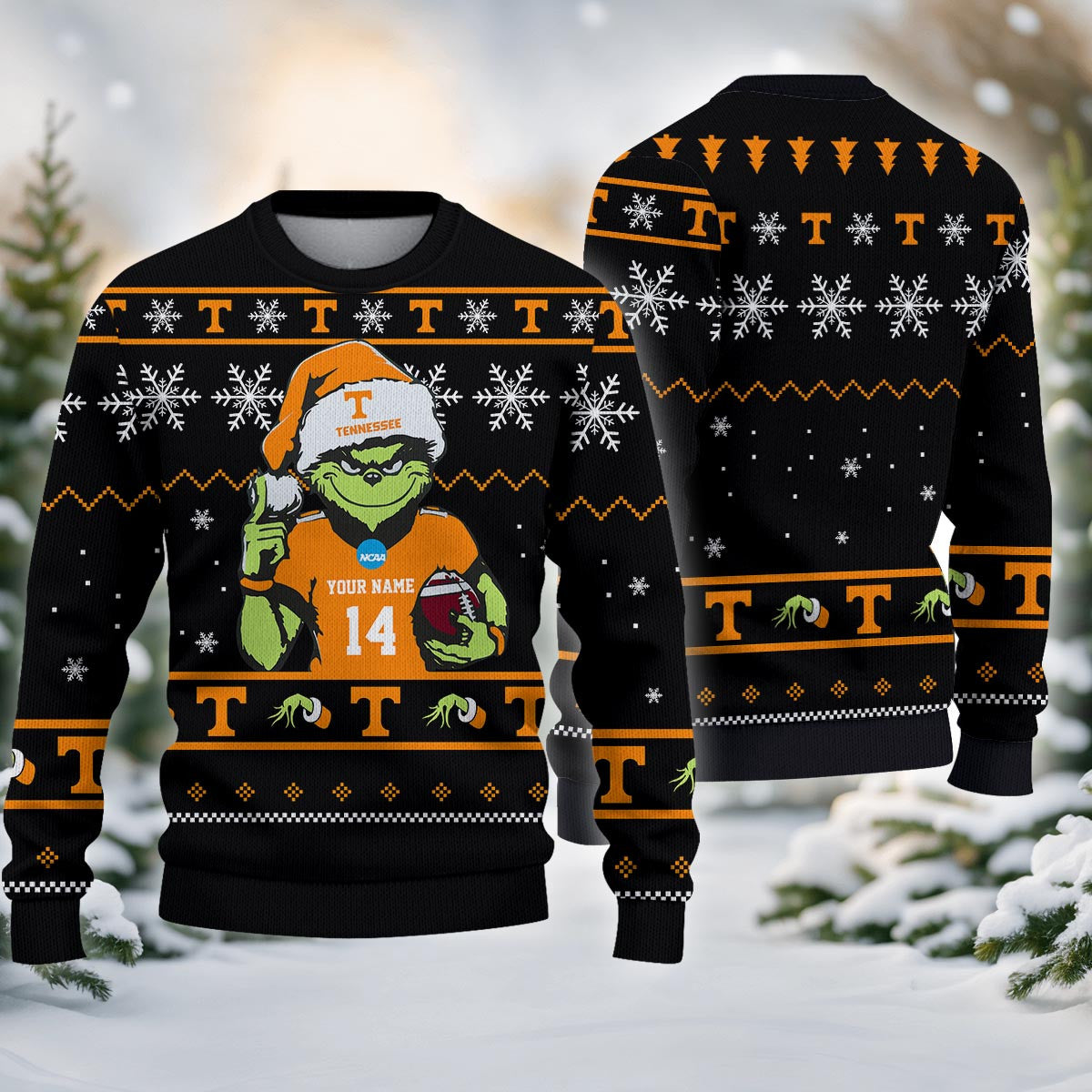 Tennessee Volunteers Custom Chrismas Ugly Sweater