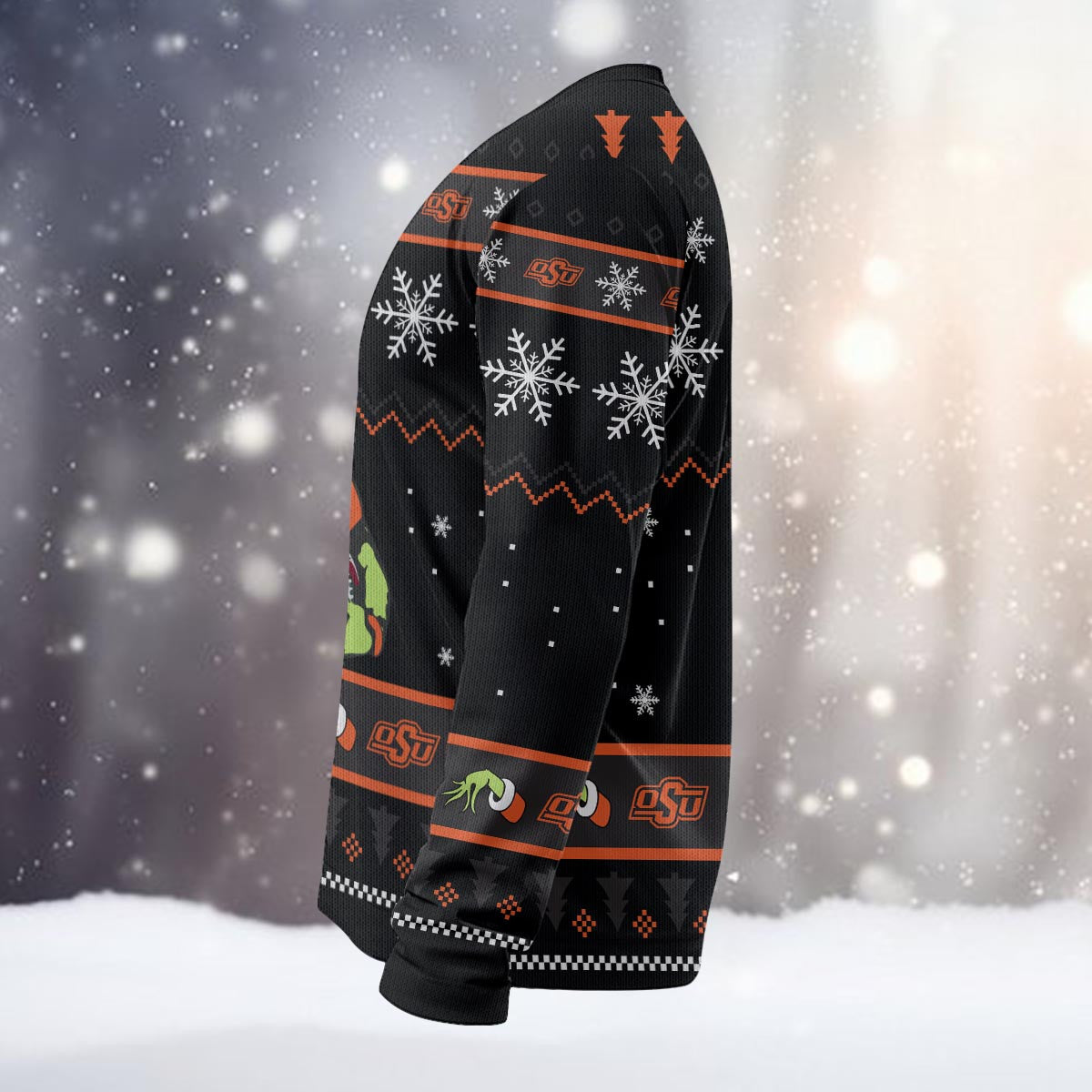 Oklahoma State Cowboys Custom Chrismas Ugly Sweater