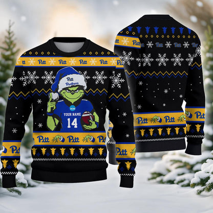 Pittsburgh Panthers Custom Chrismas Ugly Sweater