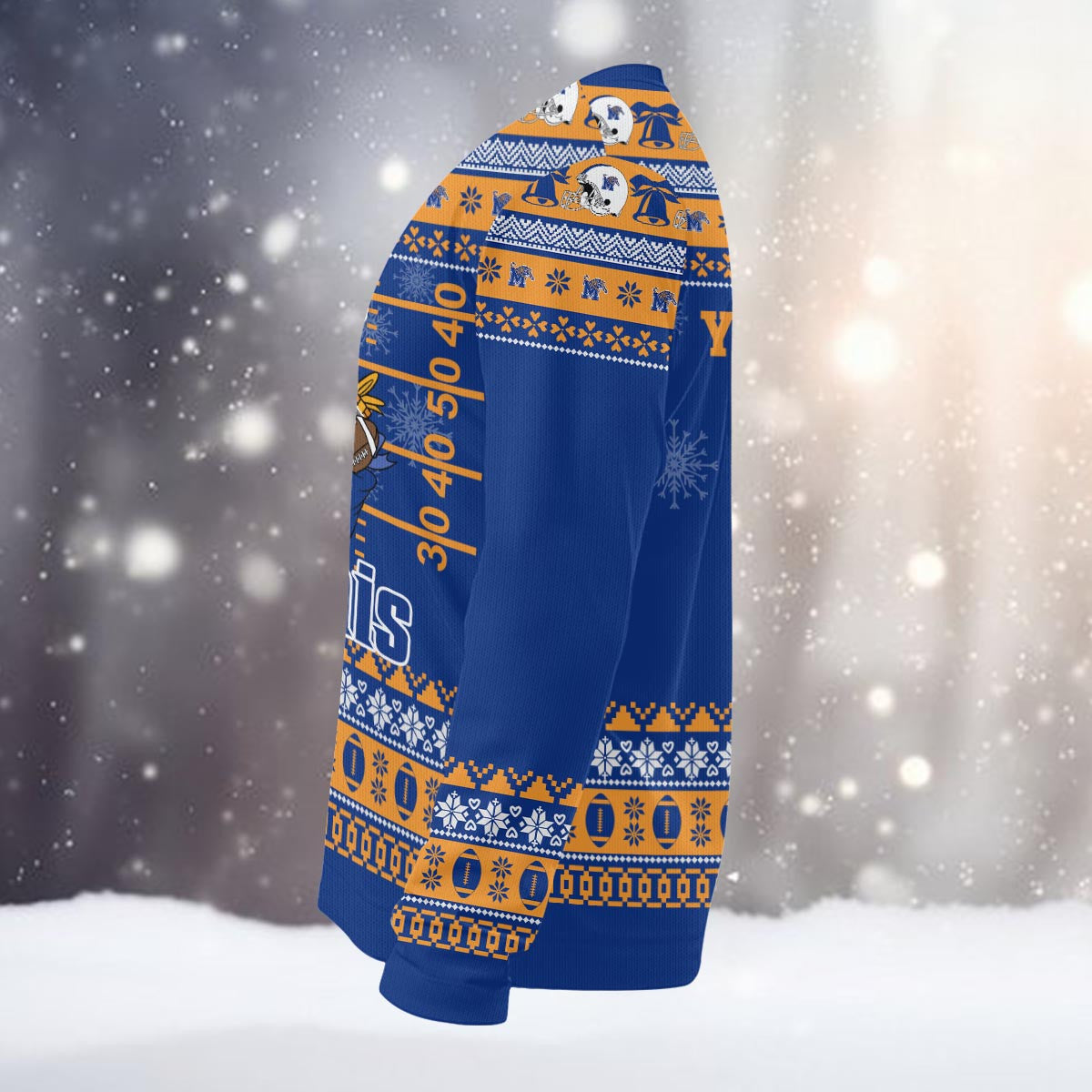 Memphis Tigers Mickey Mouse Santa Ugly Christmas Sweater