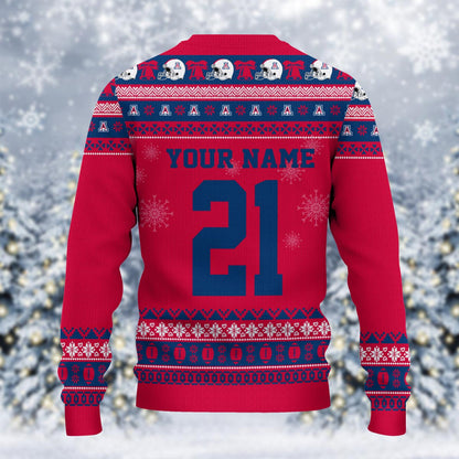 Arizona Wildcats Mickey Mouse Santa Ugly Christmas Sweater