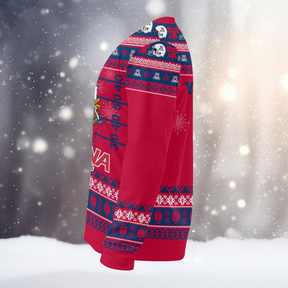 Arizona Wildcats Mickey Mouse Santa Ugly Christmas Sweater
