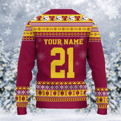Arizona State Sun Devils Mickey Mouse Santa Ugly Christmas Sweater
