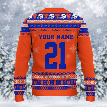 Florida Gators Mickey Mouse Santa Ugly Christmas Sweater