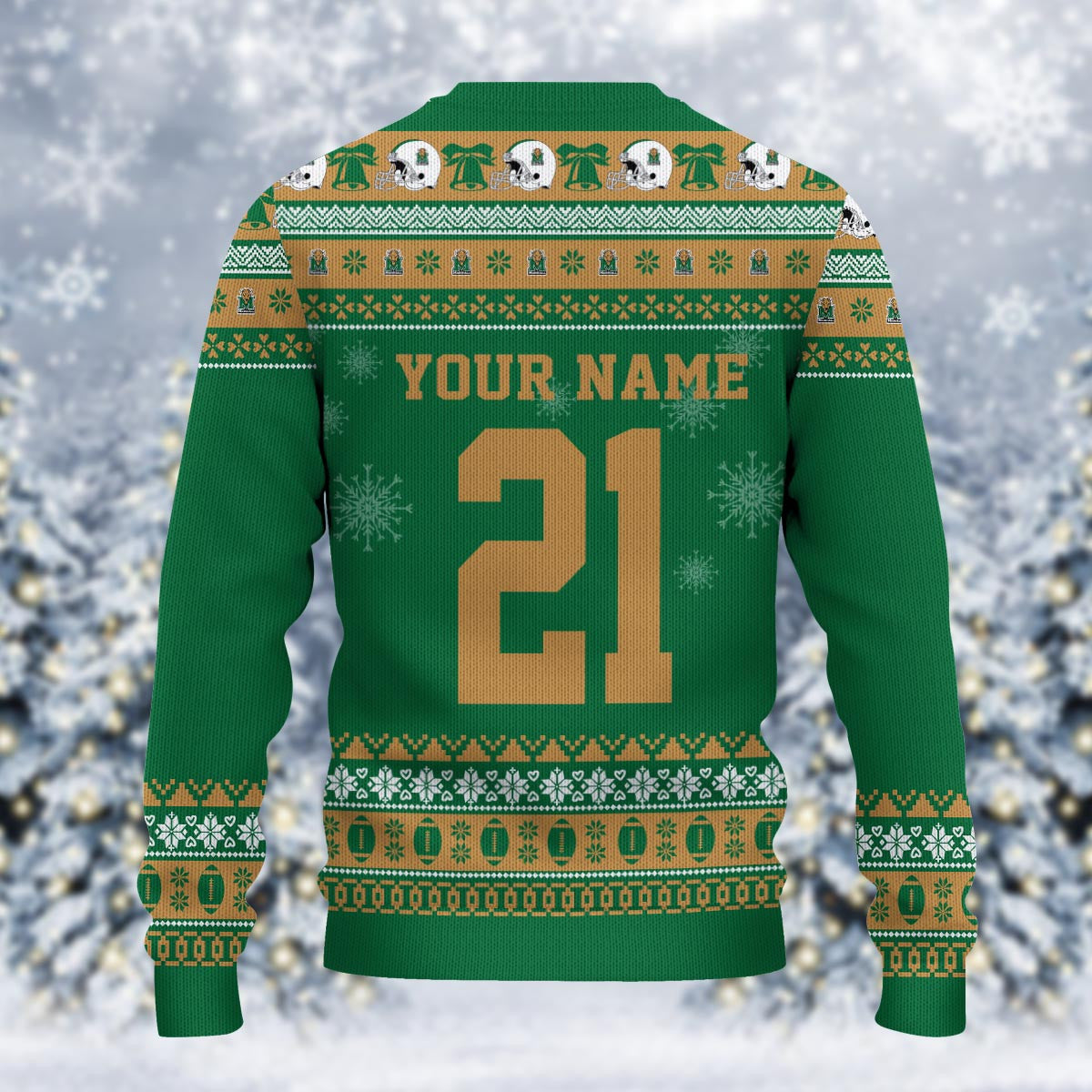 Marshall Thundering Herd Mickey Mouse Santa Ugly Christmas Sweater