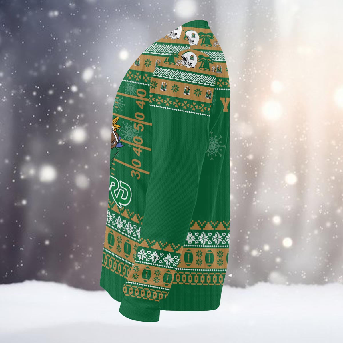 Marshall Thundering Herd Mickey Mouse Santa Ugly Christmas Sweater