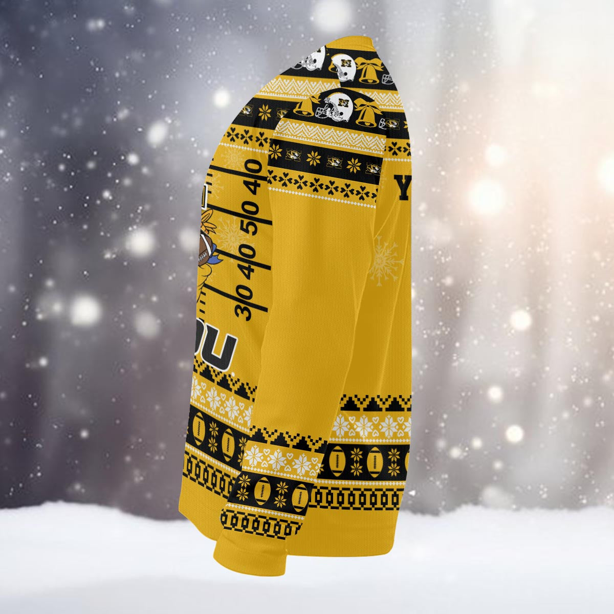 Missouri Tigers Mickey Mouse Santa Ugly Christmas Sweater