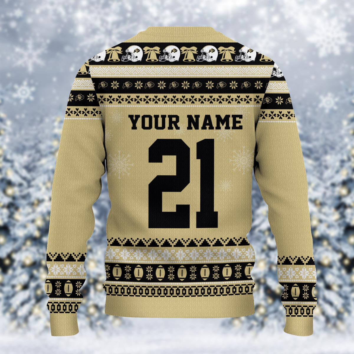 Colorado Buffaloes Mickey Mouse Santa Ugly Christmas Sweater