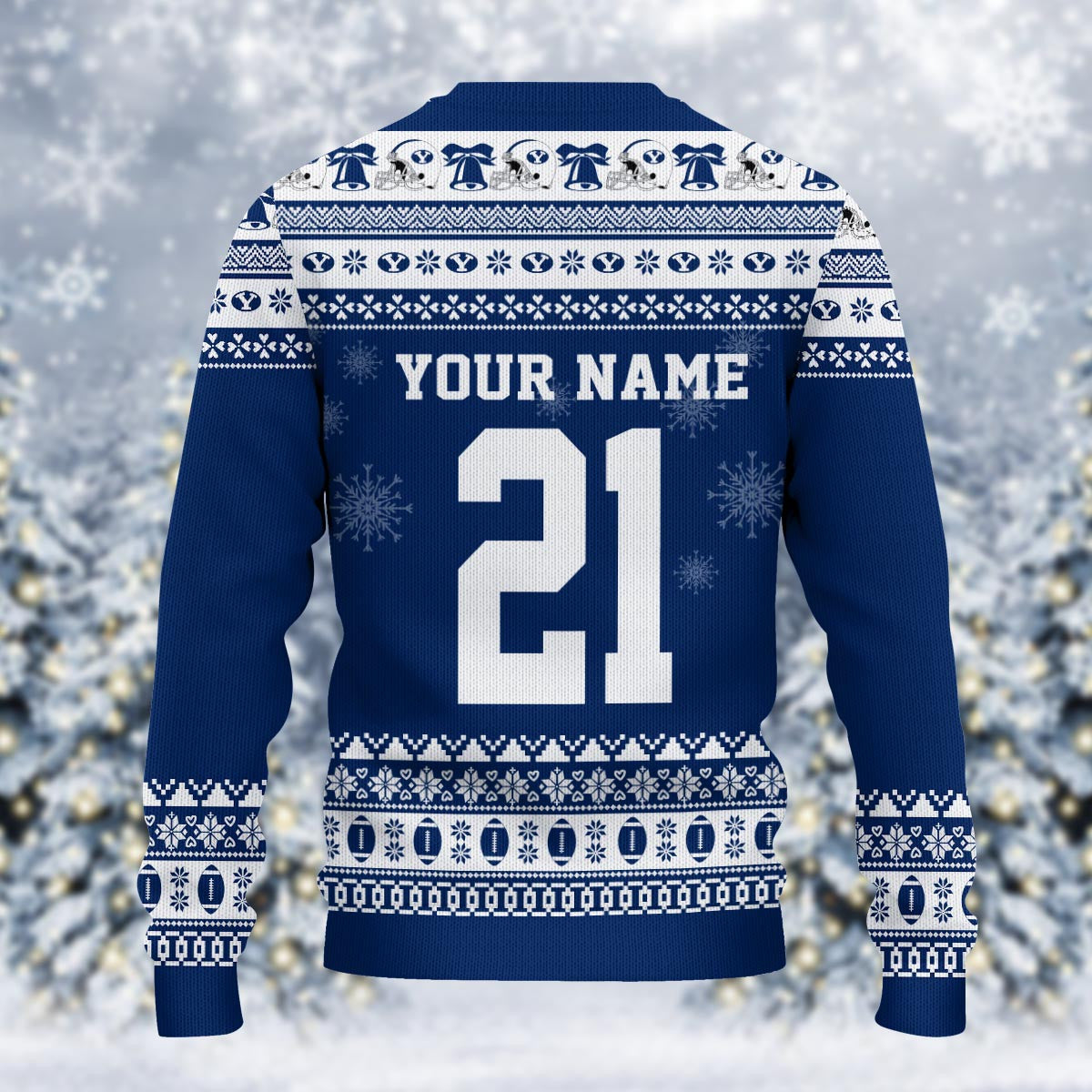 Byu Cougars Mickey Mouse Santa Ugly Christmas Sweater