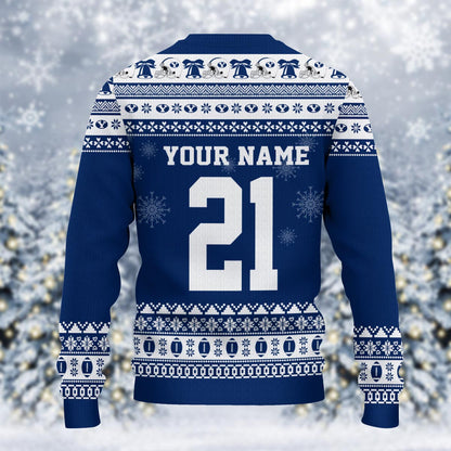 Byu Cougars Mickey Mouse Santa Ugly Christmas Sweater