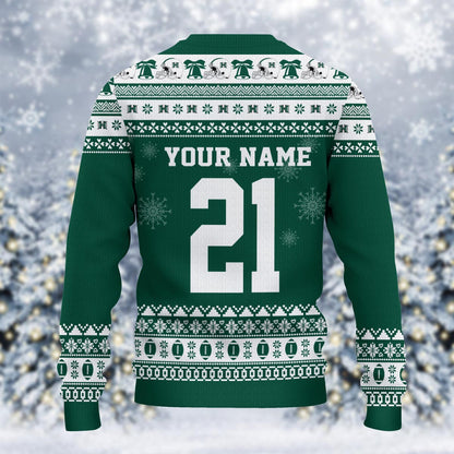 Hawaii Rainbow Warriors Mickey Mouse Santa Ugly Christmas Sweater