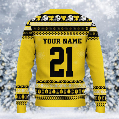 Lowa State Cyclones Mickey Mouse Santa Ugly Christmas Sweater