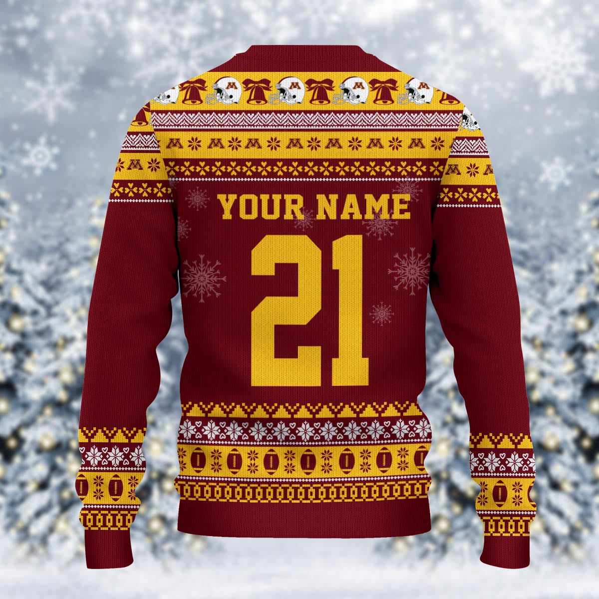 Minnesota Golden Gophers Mickey Mouse Santa Ugly Christmas Sweater