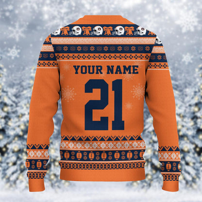 Auburn Tigers Mickey Mouse Santa Ugly Christmas Sweater