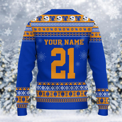Kentucky Wildcats Mickey Mouse Santa Ugly Christmas Sweater