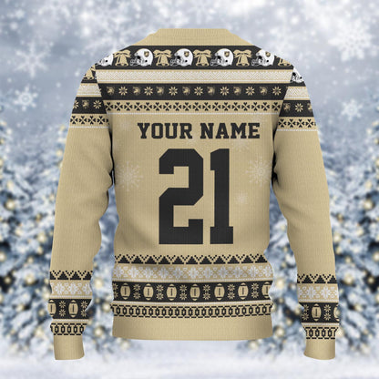 Army Black Knights Mickey Mouse Santa Ugly Christmas Sweater