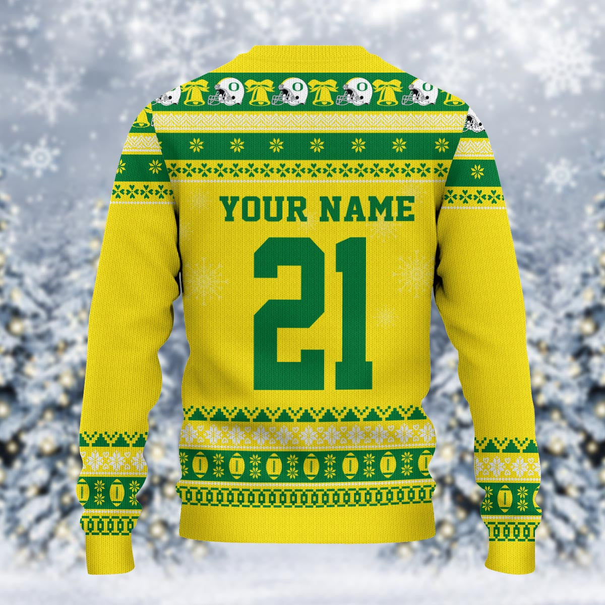 Oregon Ducks Mickey Mouse Santa Ugly Christmas Sweater