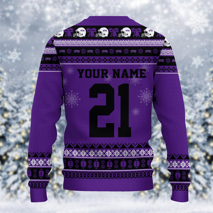 Tcu Horned Frogs Mickey Mouse Santa Ugly Christmas Sweater