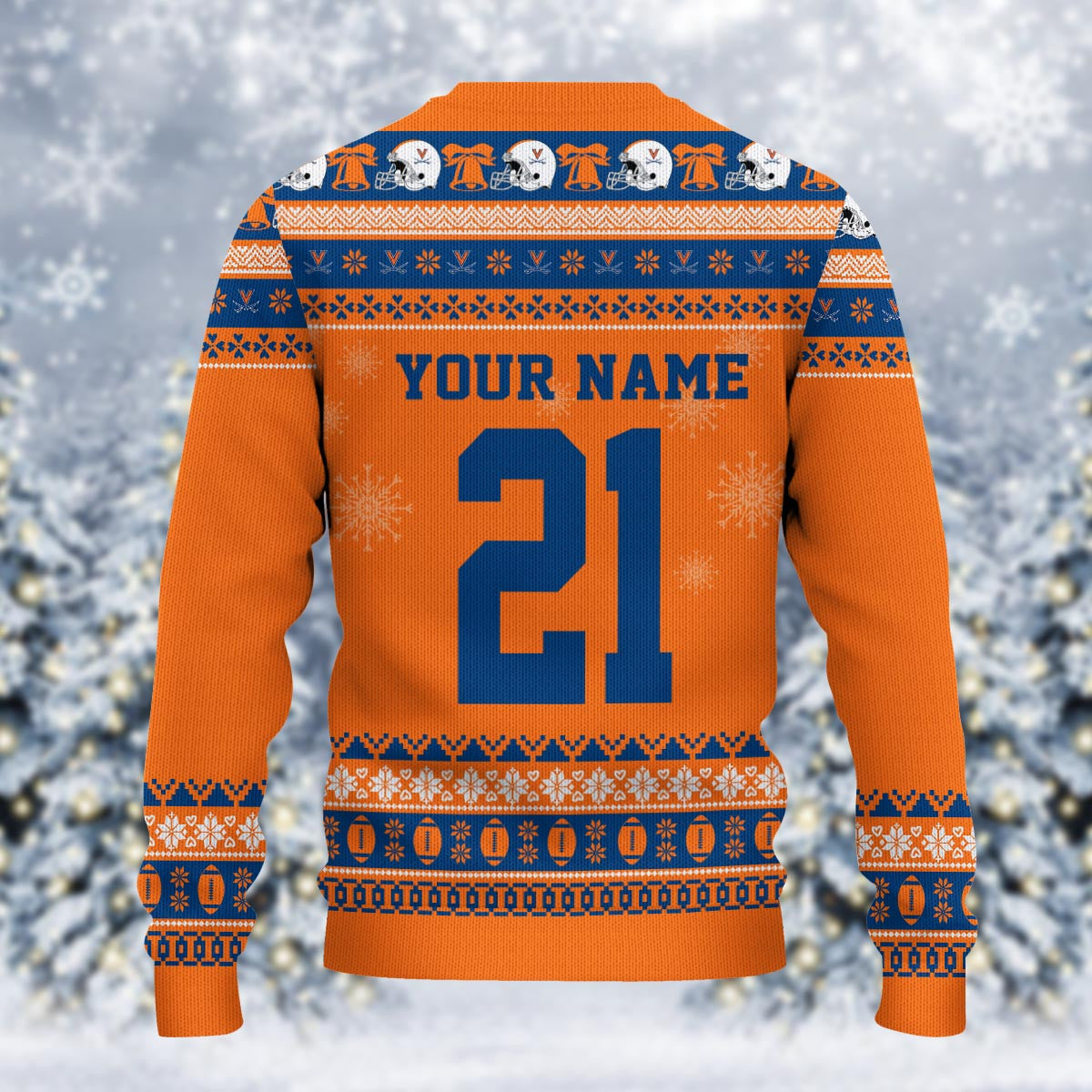 Virginia Cavaliers Mickey Mouse Santa Ugly Christmas Sweater