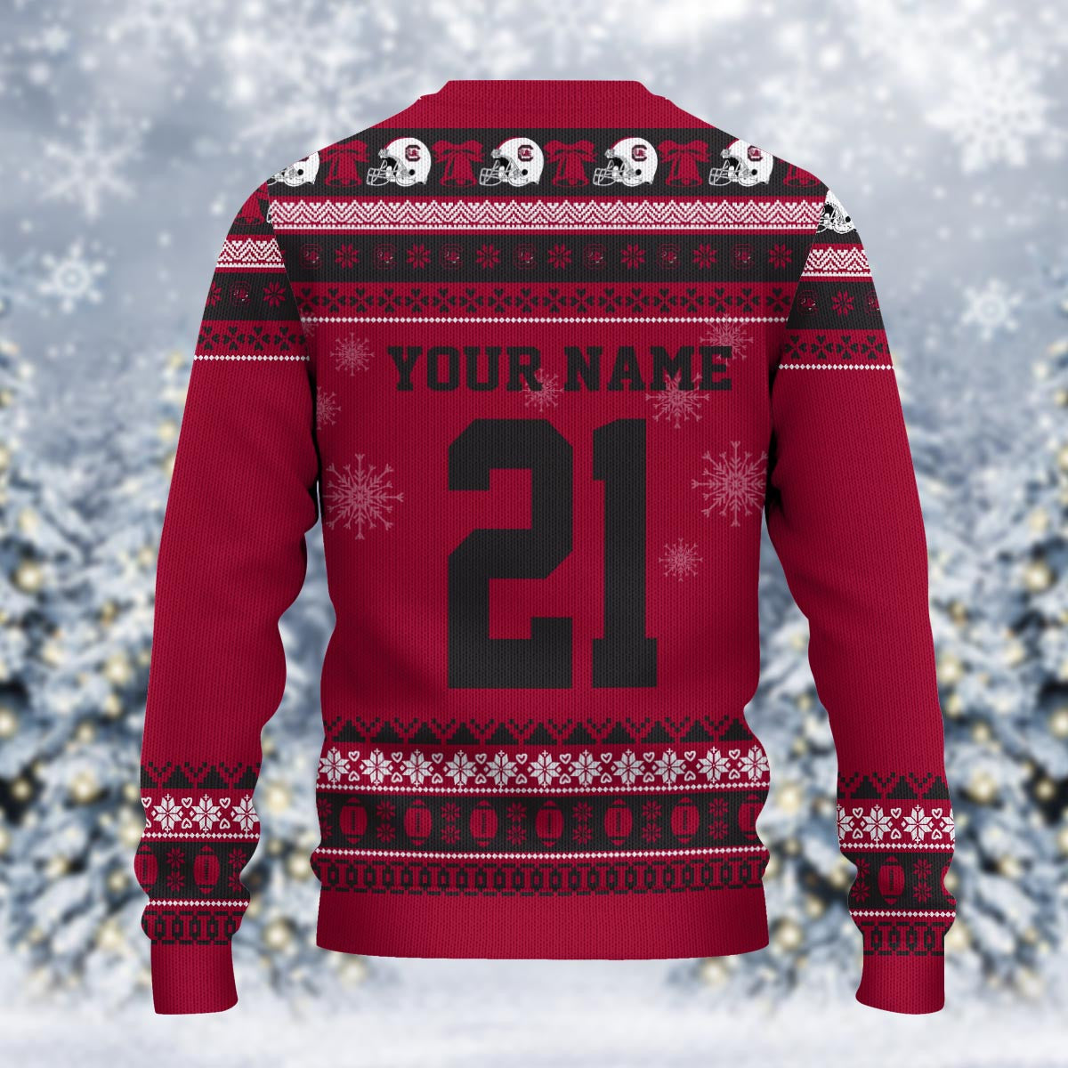South Carolina Gamecocks Mickey Mouse Santa Ugly Christmas Sweater