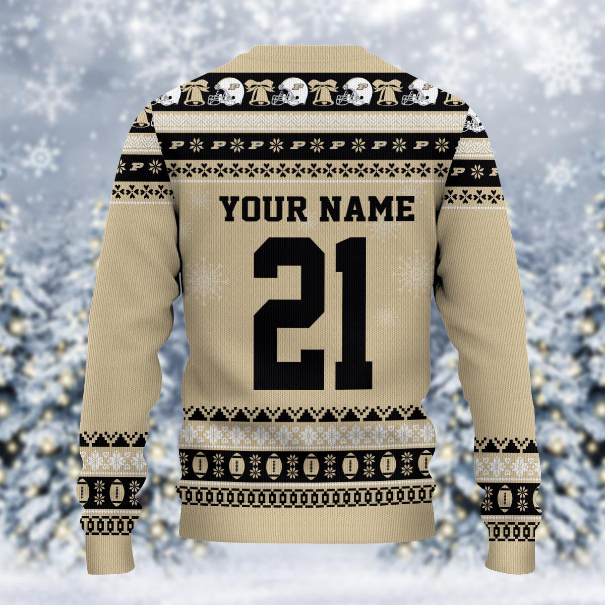 Purdue Boilermakers Mickey Mouse Santa Ugly Christmas Sweater