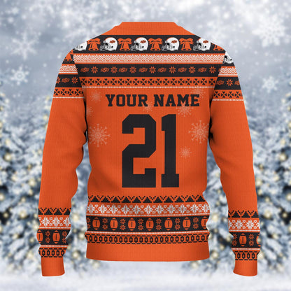 Oklahoma State Cowboys Mickey Mouse Santa Ugly Christmas Sweater