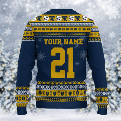 Notre Dame Fighting Irish Mickey Mouse Santa Ugly Christmas Sweater