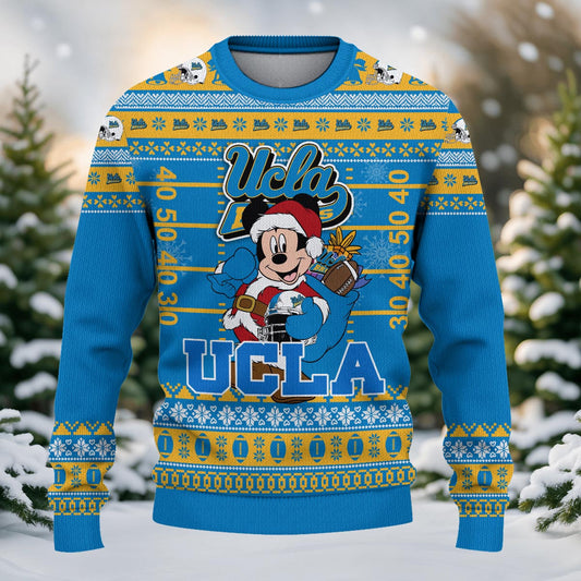 Ucla Bruins Mickey Mouse Santa Ugly Christmas Sweater