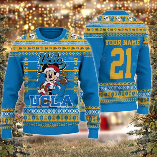 Ucla Bruins Mickey Mouse Santa Ugly Christmas Sweater