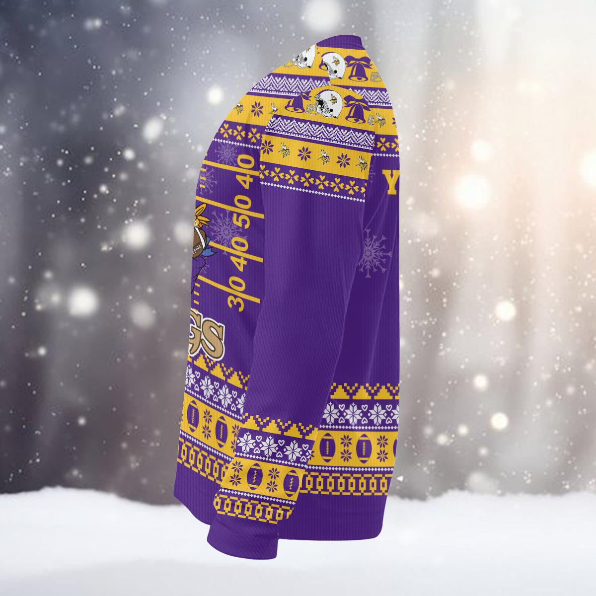 Minnesota Vikings Mickey Mouse Santa Ugly Christmas Sweater
