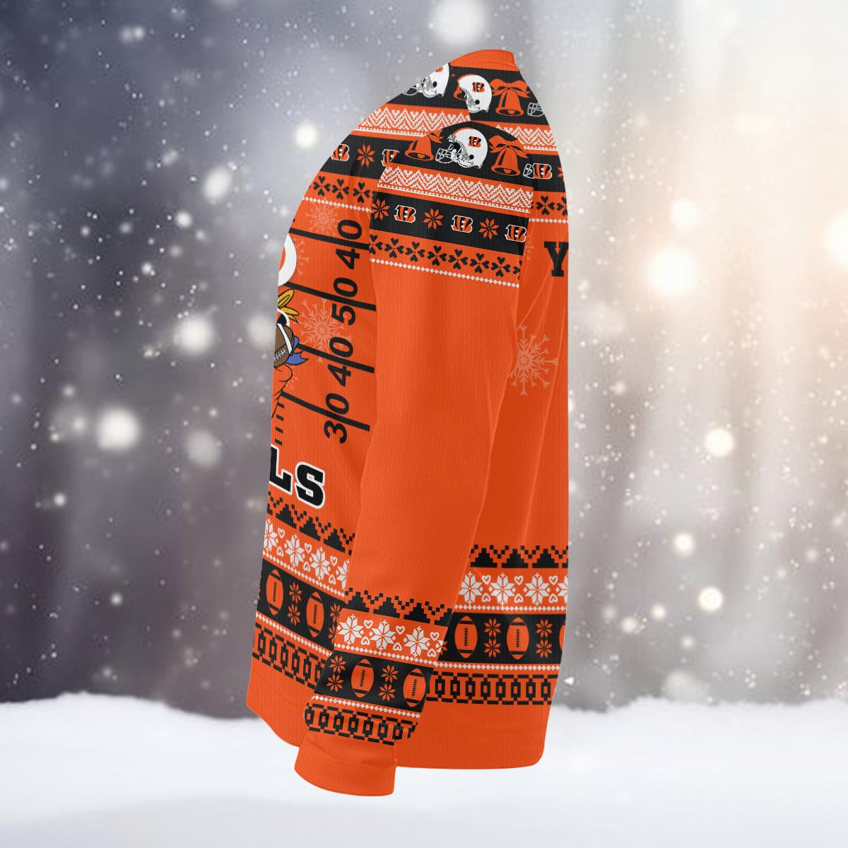 Cincinnati Bengals Mickey Mouse Santa Ugly Christmas Sweater