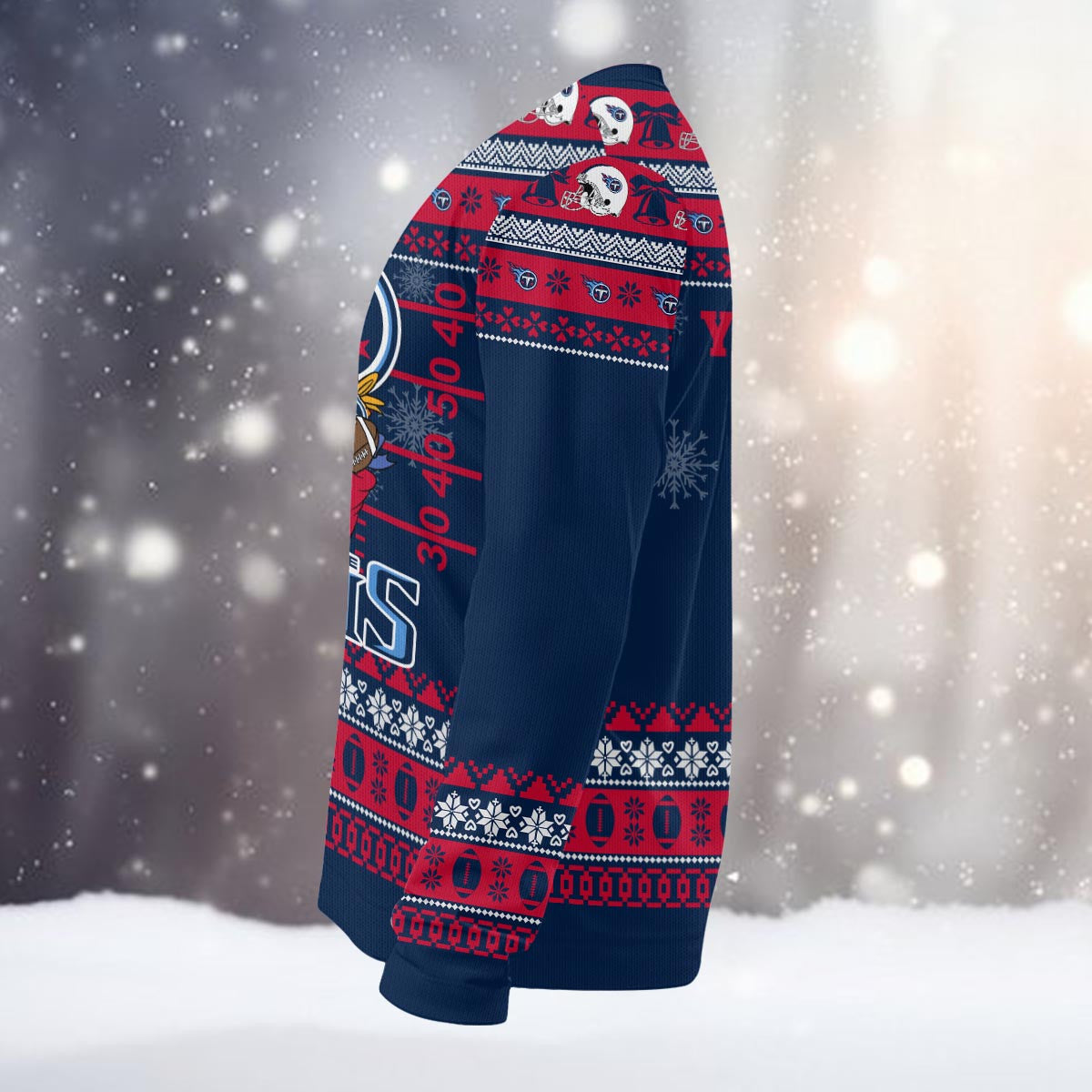 Tennessee Titans Mickey Mouse Santa Ugly Christmas Sweater